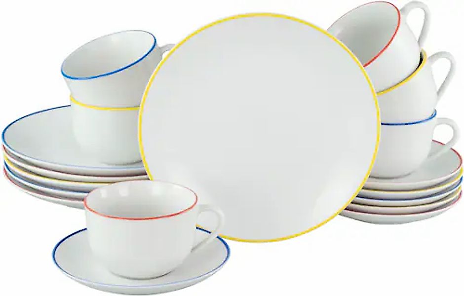my home Kaffeeservice »Angi« Geschirr-Set, harmonische, trendige Coupeform günstig online kaufen