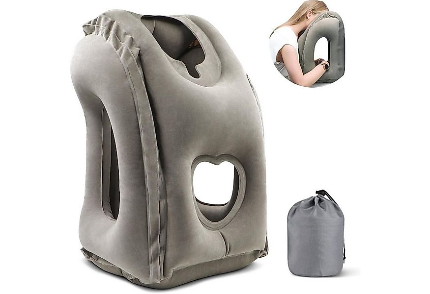 Refined Living Reisekissen Nackenkissen Flugzeug Aufblasbar Tragbare Reisek günstig online kaufen