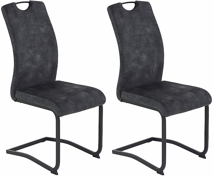 HELA Freischwinger "RIGA", (Set), 2 St., Microfaser-Webstoff, Freischwinger günstig online kaufen