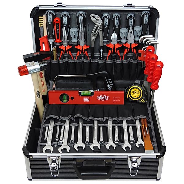Famex Werkzeugkoffer Professional 440-93 mit Werkzeugset Gefüllt günstig online kaufen