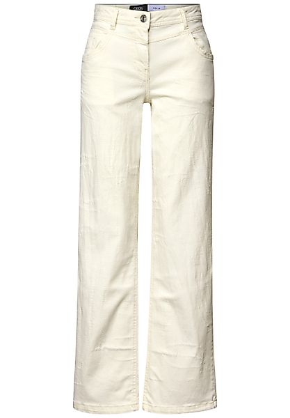 CECIL 5-Pocket-Hose Style Neele Ecru Laser günstig online kaufen