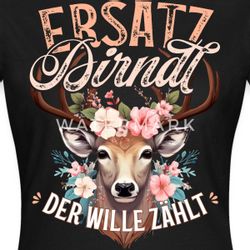 Spreadshirt T-Shirt Ersatz Dirndl Trachten T-Shirt günstig online kaufen