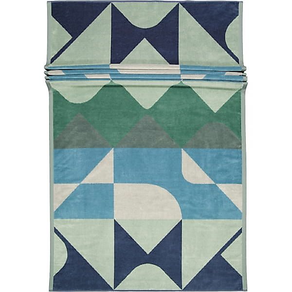 Vossen Strandtücher Geometric Glow - Farbe: cosmos - 0001 - 100x180 cm günstig online kaufen