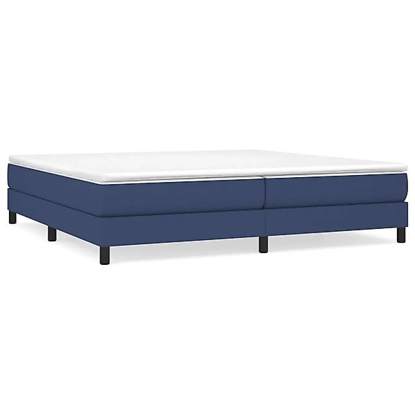 vidaXL Boxspringbett Blau 200x200 cm Stoff1368892 günstig online kaufen