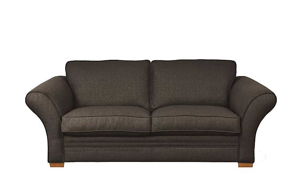 Sofa - braun - 219 cm - 104 cm - 92 cm - Polstermöbel > Sofas > 3-Sitzer - günstig online kaufen