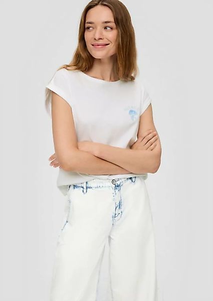 s.Oliver Shirttop Relaxed-Fit-Shirt mit überschnittenen Schultern günstig online kaufen