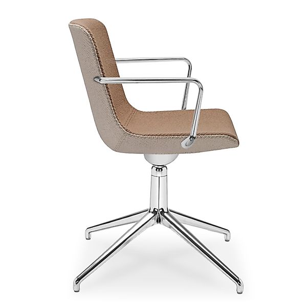 Sitland Milos Konferenzstuhl mit Drehgestell Alu poliert günstig online kaufen