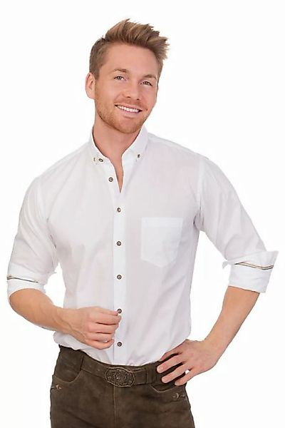 Hatico Trachtenhemd Trachtenhemd - ALOSIUS - weiß günstig online kaufen
