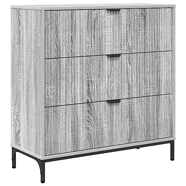 vidaXL Sideboard Grau Sonoma 79,5 x 33 x 82 cm Holzwerkstoff 883440 günstig online kaufen