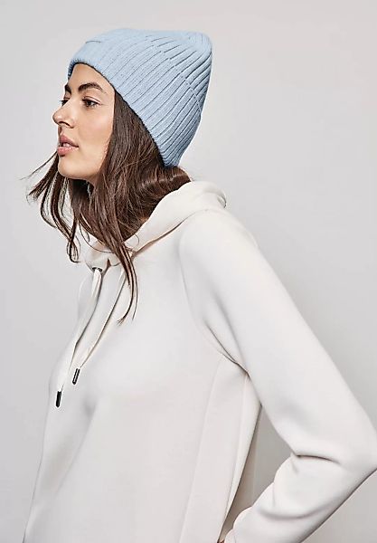 STREET ONE Schirmmütze, in Ripp Optik günstig online kaufen