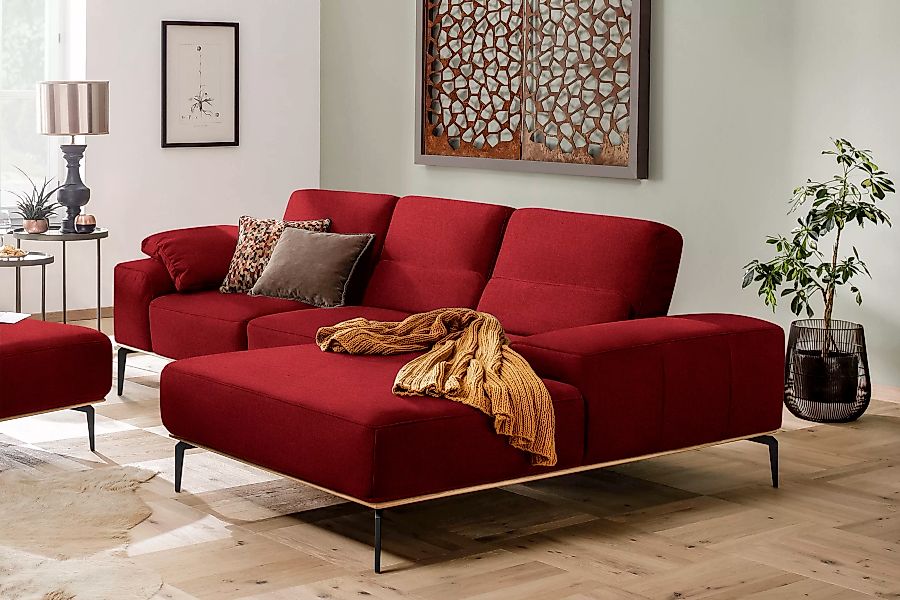 W.SCHILLIG Ecksofa "run, Designsofa mit tollem Sitzkomfort, bequem, L-Form" günstig online kaufen