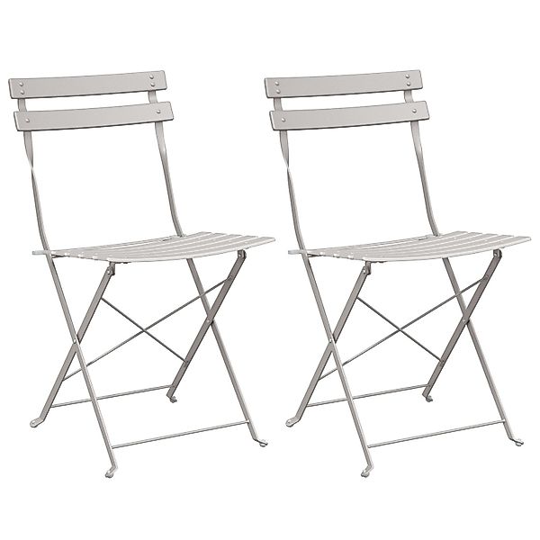 vidaXL Gartenstuhl Gartenstühle 2 Stk. Klappbar günstig online kaufen