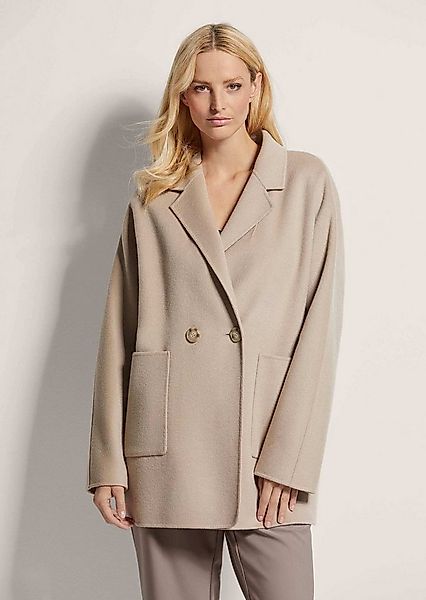 MADELEINE Kurzmantel Eleganter Wollmantel mit Reverskragen Modischer Zweire günstig online kaufen