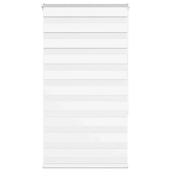 vidaXL Doppelrollo Weiß 80x150 cm Stoffbreite 75,9 cm Polyester 4014751 günstig online kaufen