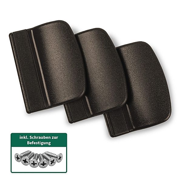 Silisto Türgriff Balkontürgriff Kunststoff braun 3 günstig online kaufen