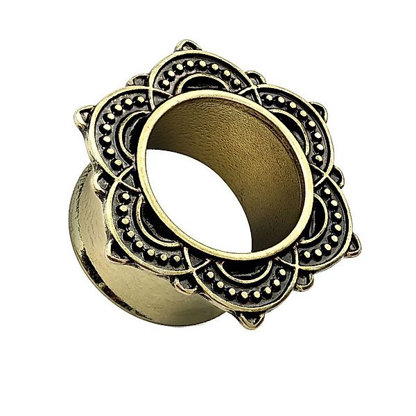 Taffstyle Plug Piercing Vintage Antik vergoldet günstig online kaufen