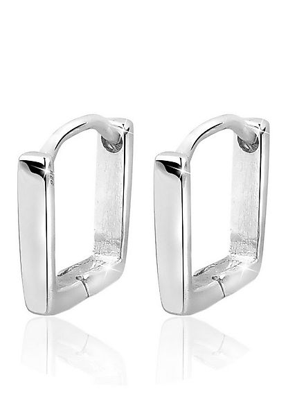 Elli Paar Creolen Creole Quadrat Form 925 Sterling Silber, Geo günstig online kaufen