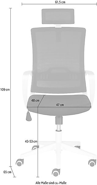 Mayer Sitzmöbel Bürostuhl, Polyester, "mySTUDIO" günstig online kaufen