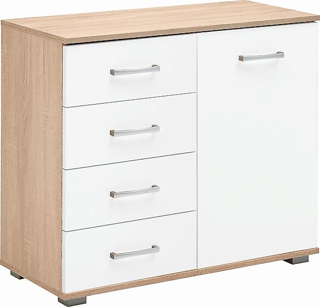 priess Kombikommode "Barcelona mit 4 Schubkästen und Tür in 6 Farben" günstig online kaufen