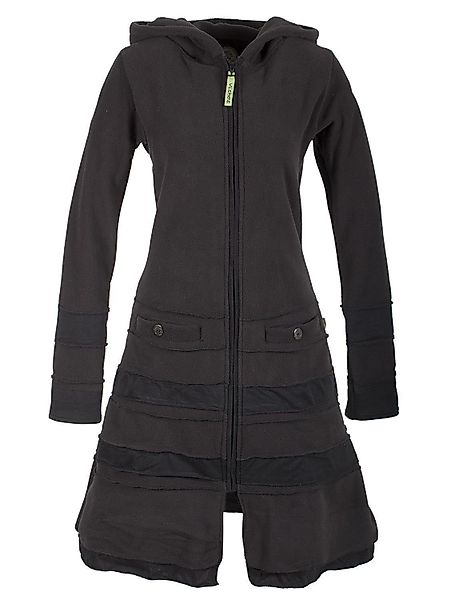 Vishes Wintermantel Patchwork Eco Recycling Fleecemantel günstig online kaufen