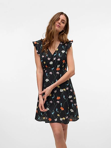 Vero Moda Maxikleid "VMFLORA OLGA CS SHORT DRESS WVN GA" günstig online kaufen