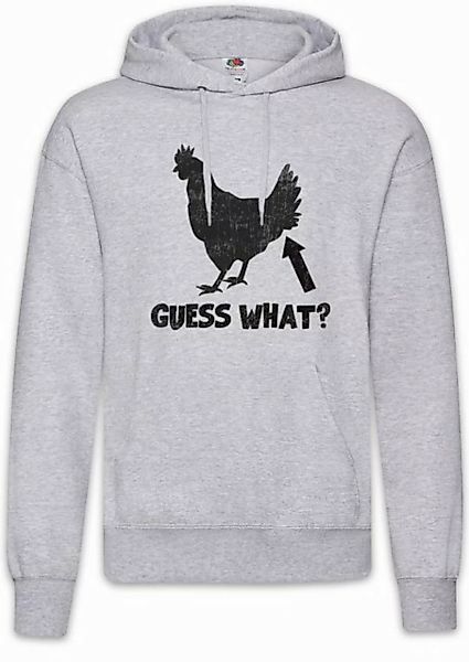 Urban Backwoods Hoodie Guess What Herren Hoodie Chicken Butt Quote Fun Joke günstig online kaufen