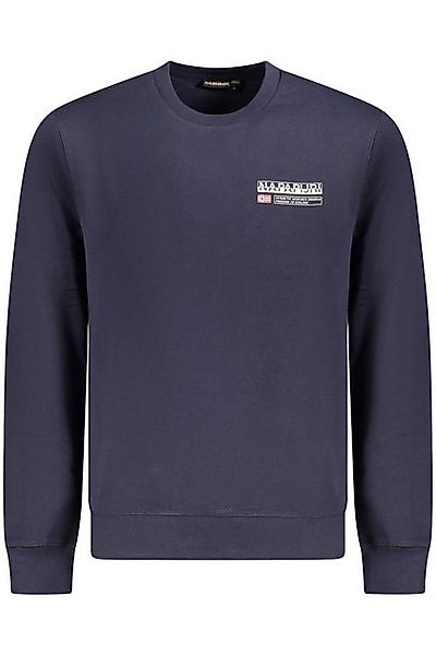 Napapijri Sweatshirt Blaues Herren-Sweatshirt ohne Reißverschluss – günstig online kaufen