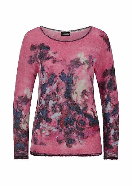 GOLDNER Rundhalspullover "Kurzgröße Feinstrick-Pullover mit Alpaka-Wolle" günstig online kaufen