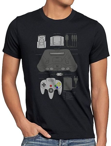 style3 T-Shirt 64 Bit Retro Gamer konsole n64 videospiel günstig online kaufen