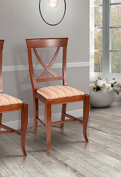 Home affaire 4-Fußstuhl »Monica«, 1 St., Baumwolle-Polyester, Breite 44 cm günstig online kaufen