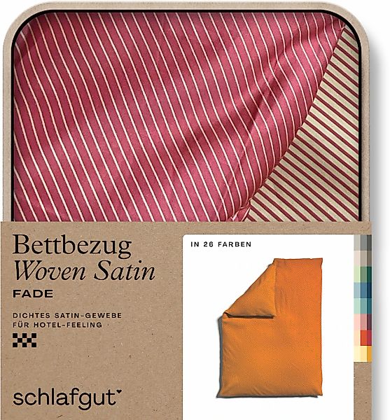 Schlafgut Bettbezug "Premium Bettbezug Woven Fade Satin (1 St)" Ton-in-Ton günstig online kaufen