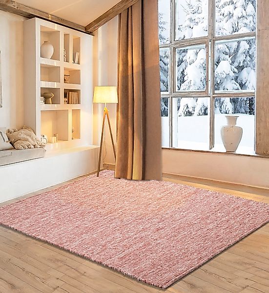 my home Wollteppich »Pirker«, rechteckig, 12 mm Höhe, Wendeteppich, meliert günstig online kaufen