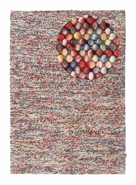 morgenland Wollteppich "Mosaik - Wollteppich" Sehr weicher Flor günstig online kaufen