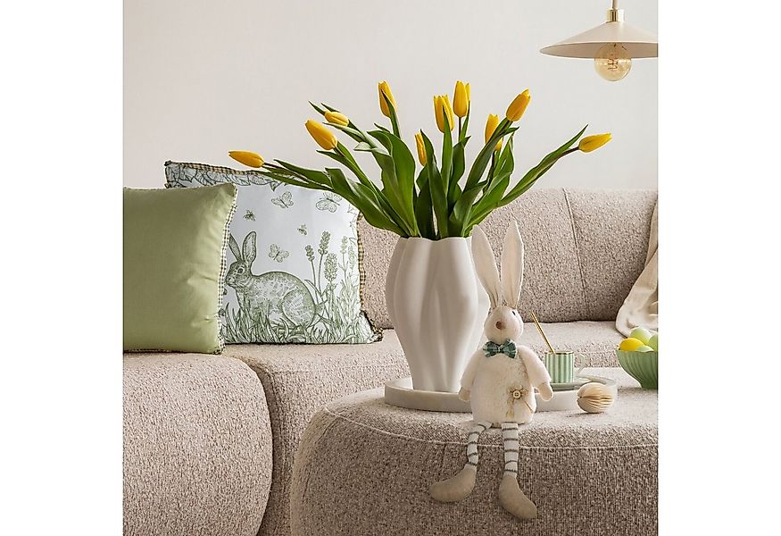 Eurofirany Kissenbezug Kissenbezug Osterliches Frühlingsmotiv 45x45 cm 30x5 günstig online kaufen