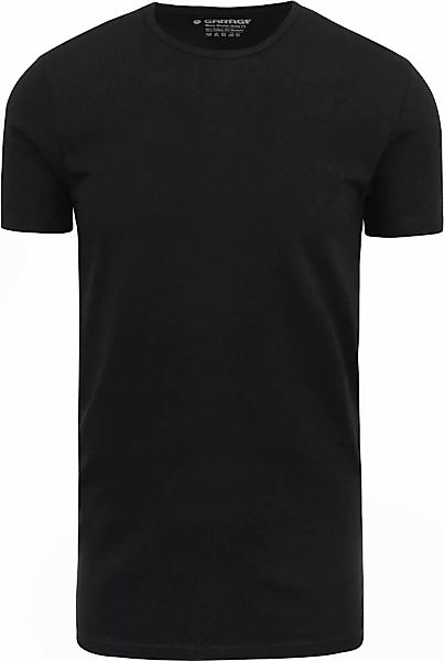 Garage Stretch Basic T-Shirt Schwarz Rundhals - Größe XXL günstig online kaufen