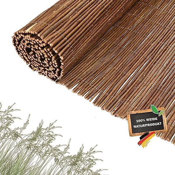 Coradoma Weidenzaun Weidenmatte Sichtschutz Zaun für günstig online kaufen