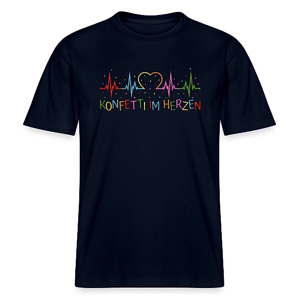 Spreadshirt T-Shirt Konfetti im Herzen Herzschlag günstig online kaufen