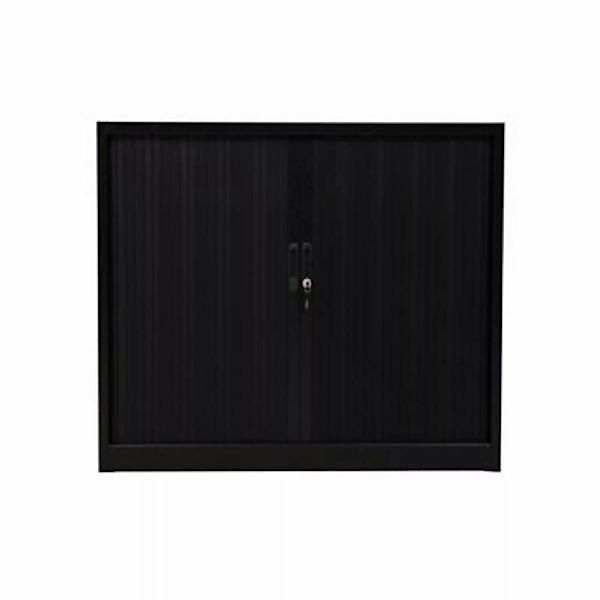 PROREGAL Rollladenschrank Weasel 2 Ordernhöhen HxBxT 105 x 120 x 46 cm Schw günstig online kaufen