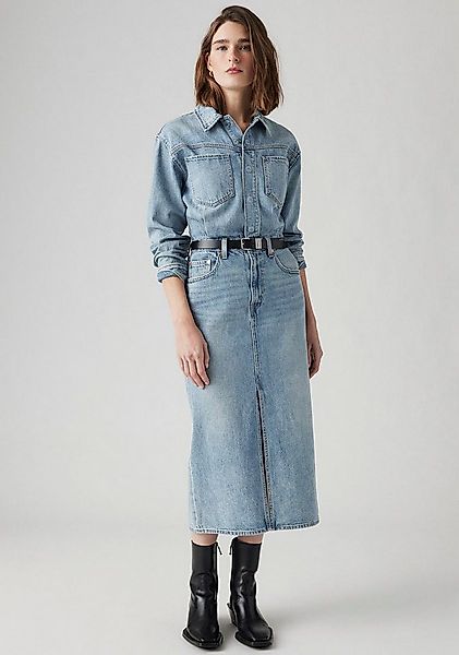 Levi's® Jeanskleid WESTERN DENIM MID Denim-Midi-Hemdkleid günstig online kaufen