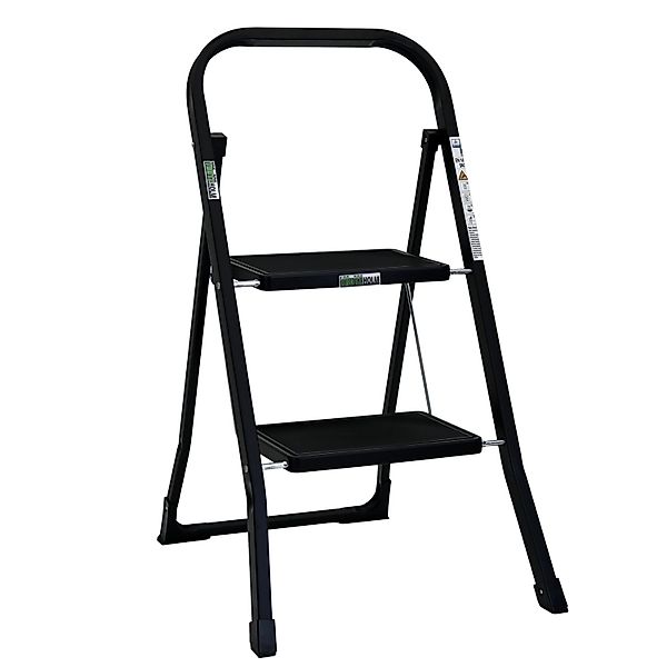 TRUTZHOLM Trittleiter 2 Stufen Klappbar TÜV/GS 150 kg Anti-Rutsch Trittfläc günstig online kaufen
