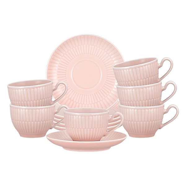 Seltmann Weiden Amina Espressotasse mit Untertasse 100 ml 6er Set Rosé günstig online kaufen