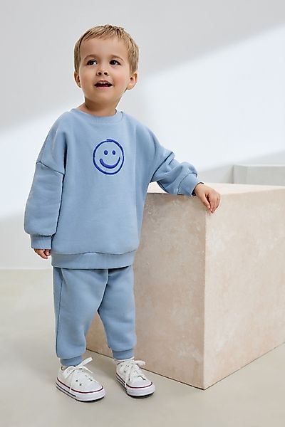 Next Sweatanzug Rundhalspullover mit Print und günstig online kaufen