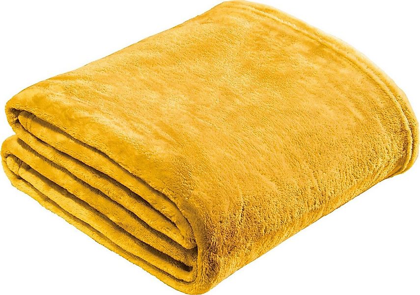 Wohndecke Wohndecke "Amarillo", REDBEST, Fleece Uni günstig online kaufen