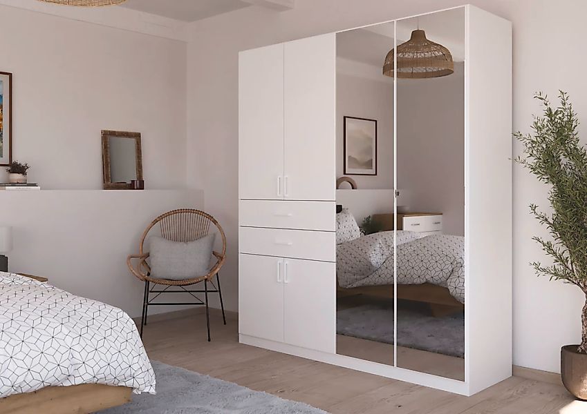 rauch Drehtürenschrank "Maika" mit Spiegel, 2 Schubladen, in verschiedenen günstig online kaufen