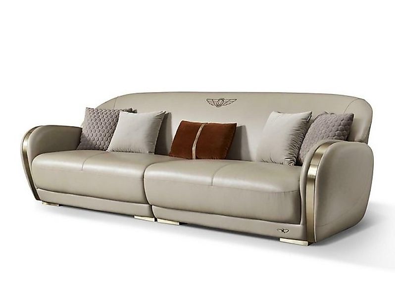 JVmoebel Sofa Sofagarnitur Couch Polster Set 3+2 Leder Couchen Sofas Komple günstig online kaufen
