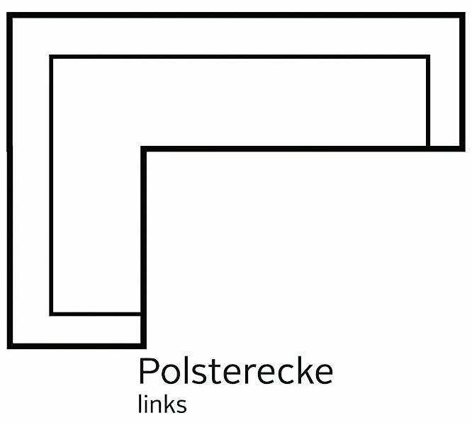 sit&more Ecksofa "Bansin L-Form", wahlweise mit Bettfunktion günstig online kaufen