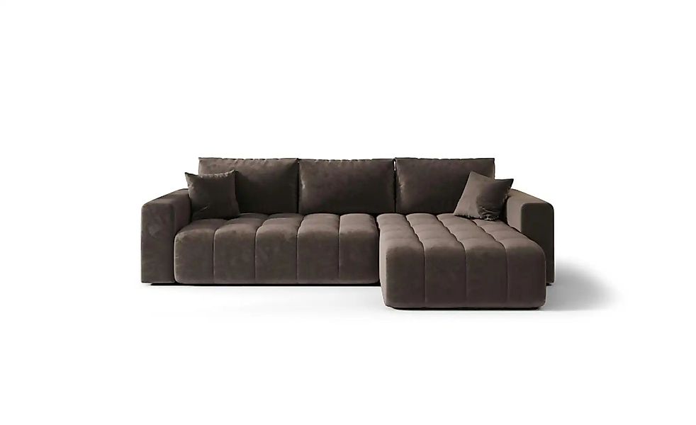 Ecksofa  Milo ¦ braun ¦ Maße (cm): B: 280 H: 85 Polstermöbel > Sofas > 3-Si günstig online kaufen