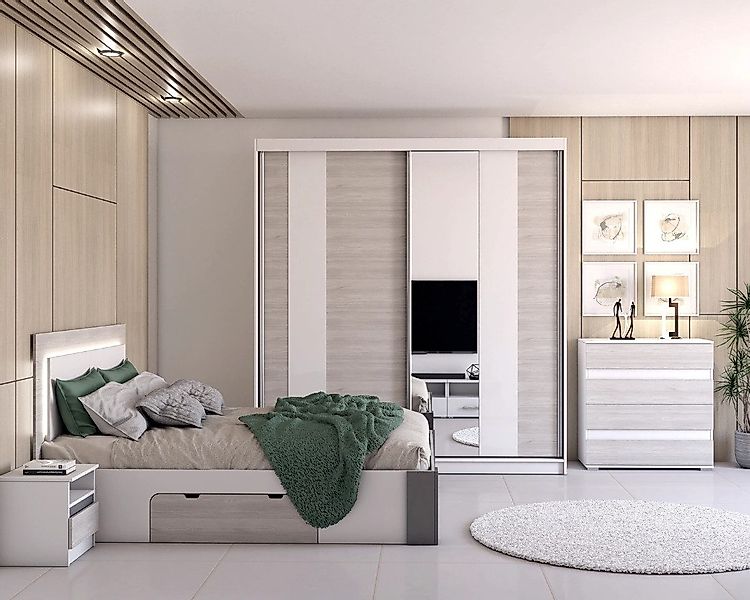 Deine Möbel 24 Schlafzimmer-Set HEAVEN MULTI günstig online kaufen