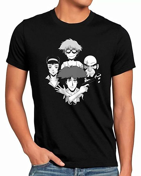 style3 Print-Shirt Herren T-Shirt Bohemian Bebop anime manga swordfish cowb günstig online kaufen