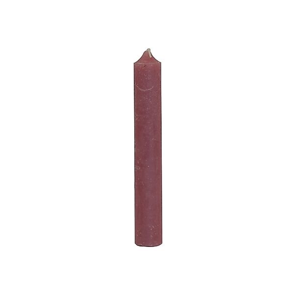 B&S Spitzkerze Rustikale Stabkerze durchgefärbt rosenholz günstig online kaufen